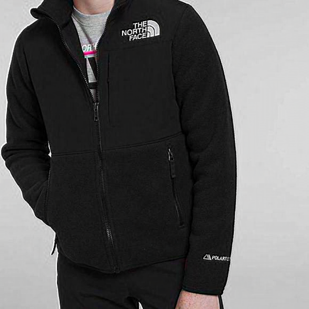 EUC North Face Black Denali Jacket SZ med
